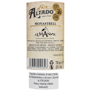 Altado | Vin rosu Monastrell 0.75L