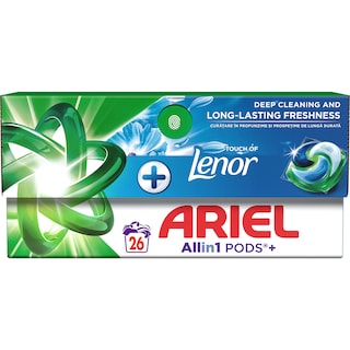 Ariel | Detergent Touch of Lenor, 26 capsule