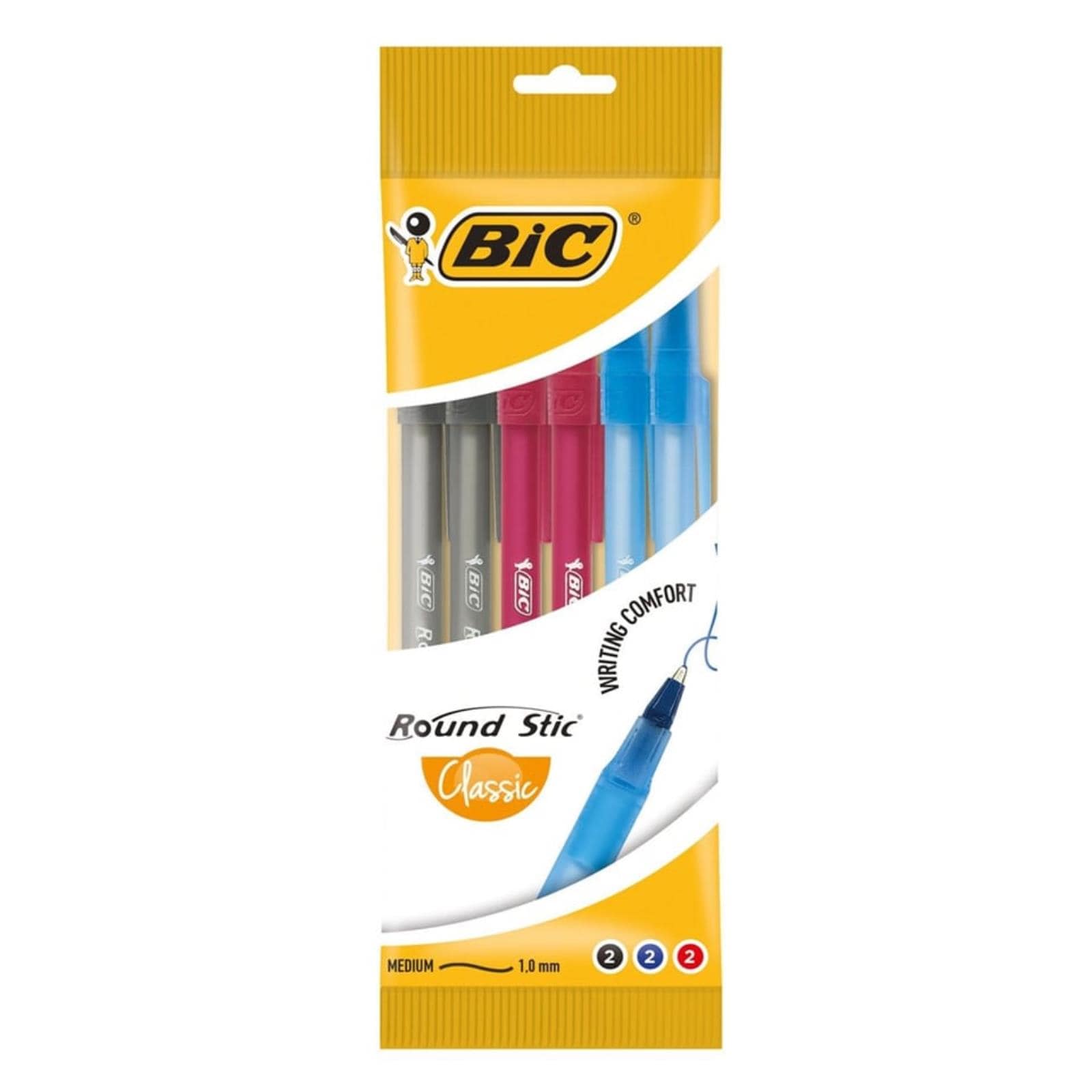 Bic | Set 6 pixuri, 3 culori | Mega-image