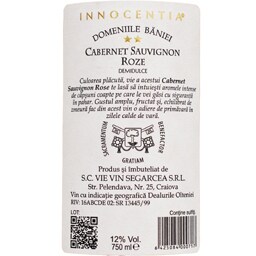 Innocentia | Vin rose Cabernet Sauvignon demidulce 0.75L