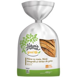 Paine cu maia, faina integrala si tarate 400g