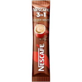 Nescafe | 3in1 | Preparat pe baza de cafea instant, cu zahar brun si gust de lapte 16.5g