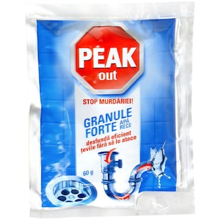 Peak | Granule pentru desfundat tevi Apa rece 60g