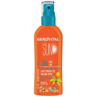 Gerovital | Sun | Lapte protectie solara SPF 30 pentru copii 150ml