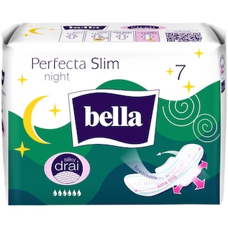 Bella | Perfecta | Absorbante Perfecta Slim Night, 7 bucati
