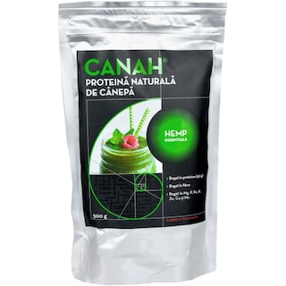 Canah | Pudra proteica din seminte de canepa 500g