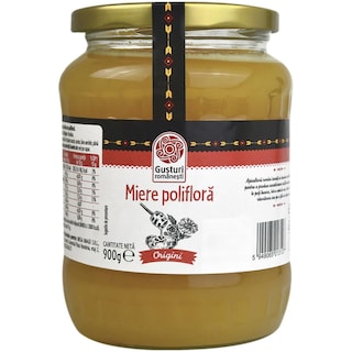 Gusturi romanesti | Miere de albine poliflora 900g