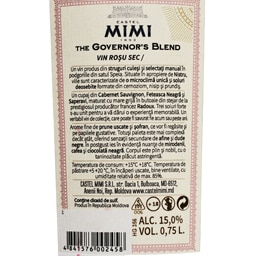 Castel Mimi | Vin rosu Governor Blend 0.75l