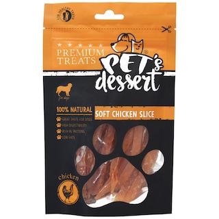 Pets | Recompense pentru caini, felii cu pui 80g