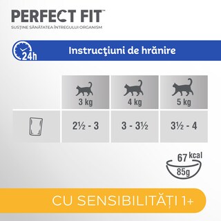 Perfect Fit | Hrana umeda pentru pisici Sensitive, cu pui 85g