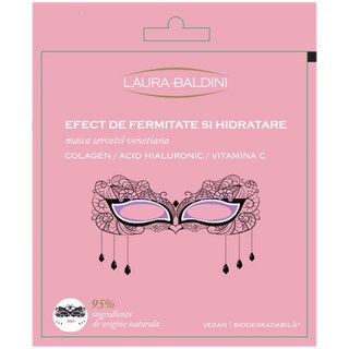 Laura Baldini | Masca servetel venetiana cu colagen, acid hialuronic si vitamina C