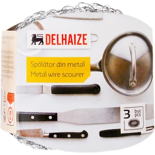 Delhaize | Spalator din metal, 3 bucati