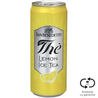 San Benedetto | Bautura racoritoare de ceai de lamaie 330ml