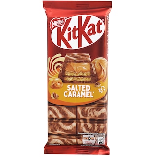 KitKat | Ciocolata cu napolitana si caramel sarat 99g