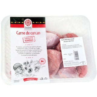 Gusturi romanesti | Pulpa inferioara de curcan, feliata, fara piele