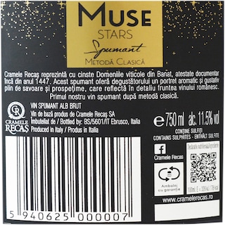 Recas | Vin spumant muse stars 0.75L