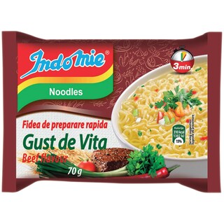 Indomie | Fidea de preparare rapida cu gust de vita 70g