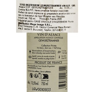 Cave Ingersheim | Vin alb 750ml