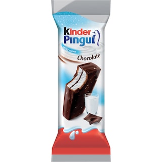 Kinder | Pingui | Prajitura cu ciocolata fina, cu crema de lapte si cacao 30g