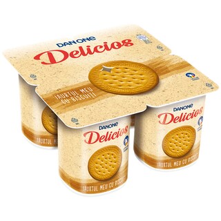 Danone Delicios | Iaurt cu biscuiti 125g