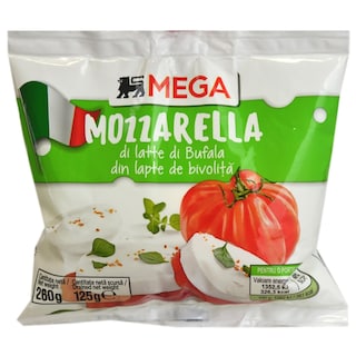 MEGA | Mozzarella din lapte de bivolita 125g