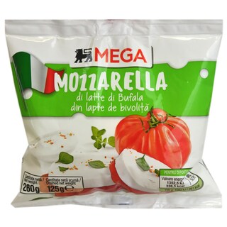 MEGA | Mozzarella din lapte de bivolita 125g