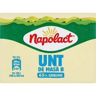 Napolact | Unt de masa B 65% grasime 200g