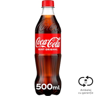 Coca-Cola Gust Original | Bautura racoritoare carbogazoasa 0.5L