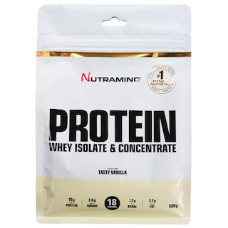 Nutramino | Pudra proteica cu aroma de vanilie 500g