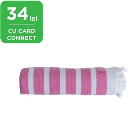 French Bull | Prosop hammam roz pentru plaja