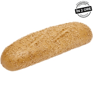 Hebar | Mini bagheta alba cu susan 110g