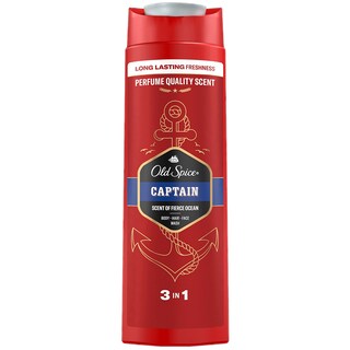 Gel de dus & sampon Captain 400ml
