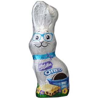 Milka | Iepuras din ciocolata alba si Oreo 100g