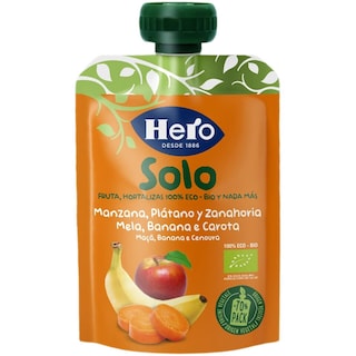 Hero Baby | Gustare ecologica de mar, banana si morcov 100g