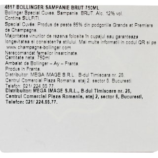 Bollinger | Sampanie brut  0.75L