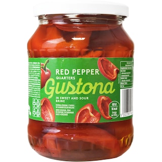 Gustona | Gogosari sferturi in saramura 650g