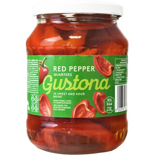 Gustona | Gogosari sferturi in saramura 650g