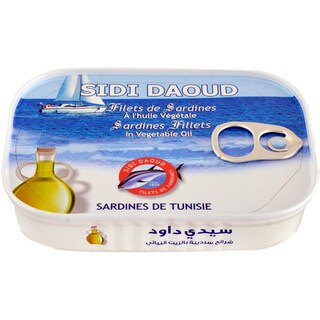 Sidi Daoud | File de sardine in ulei vegetal 100g