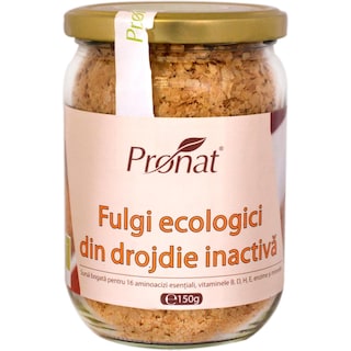 Pronat | Fulgi ecologici din drojdie inactiva 150g