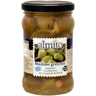 Almito | Masline grecesti cu crema de branza 270g