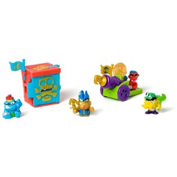 Piratix | Set 4 figurine, Piratix, Golden Treasure, Captain King Roar