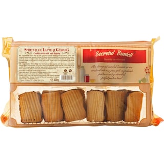 Secretul Bunicii | Spritati cu lapte si glazura 400g