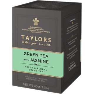 Taylors | Ceai verde cu iasomie, 20 de pliculete 40g