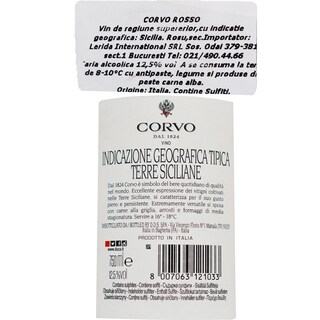 Corvo | Vin rosu  0.75l