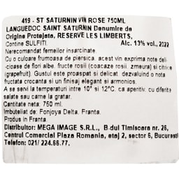 Saint Saturnin | Vin roze Reserve Les Limberts 0.75L