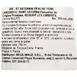 Saint Saturnin | Vin roze Reserve Les Limberts 0.75L