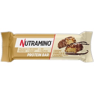 Nutramino | Baton proteic vanilie si caramel 55g
