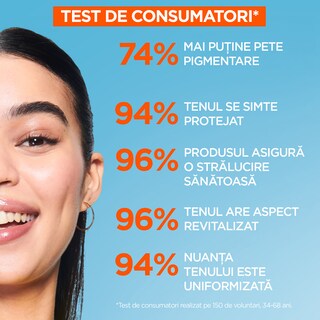 Garnier | Crema fluida nuantatoare Garnier Skin Naturals Vitamin C SPF 50+ 40ml