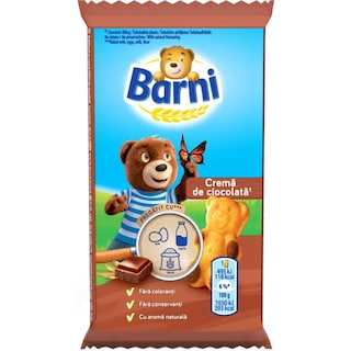 Barni | Prajitura cu crema de ciocolata 30g