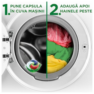 Ariel | Detergent + Extra Clean Power, 50 capsule